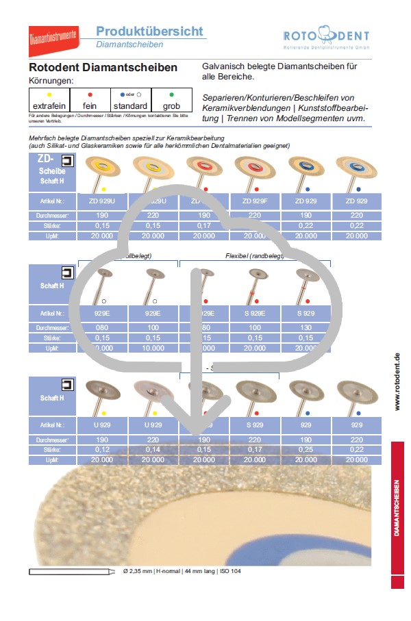 Download Produktübersicht Diamantscheiben