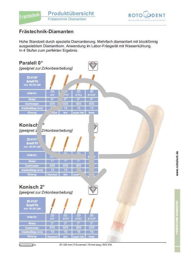 Download Produktübersicht Frästechnik-Diamanten