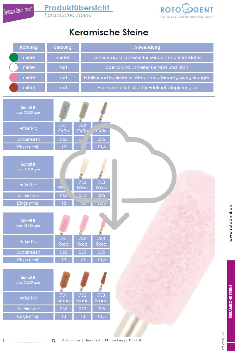 Download Produktübersicht Keramische Steine