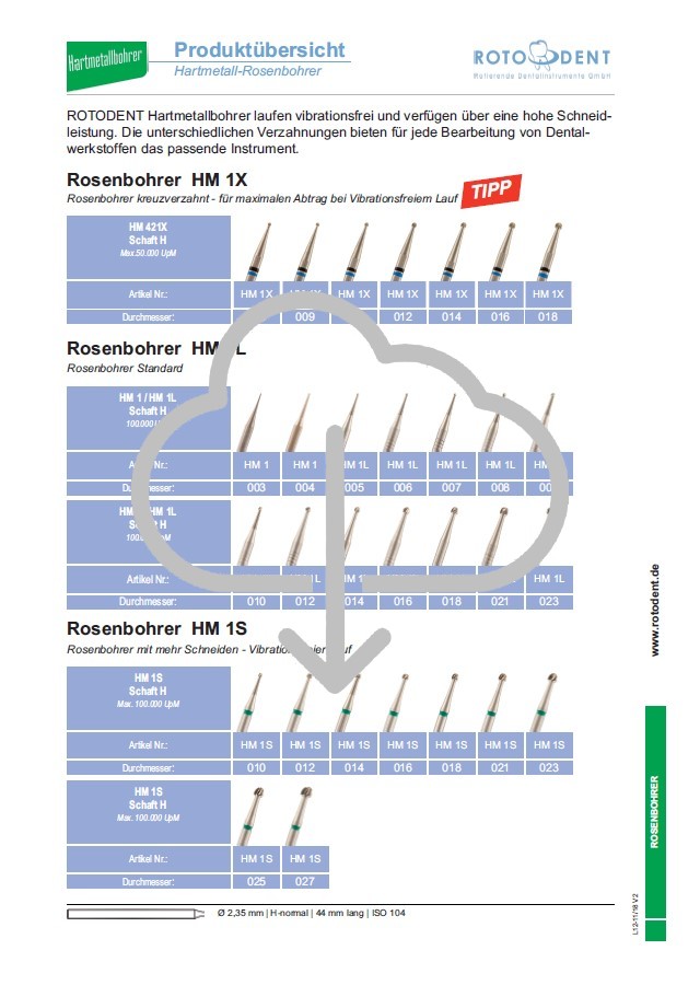 Download Produktübersicht HM Rosenbohrer