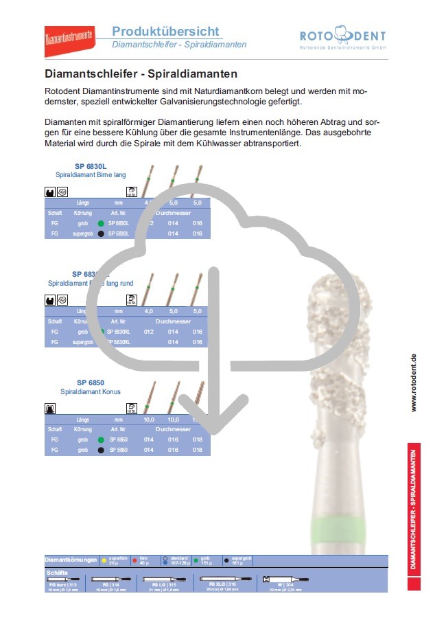 Download Produktübersicht Spiraldiamantschleifer klassisch