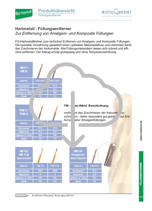 Download Produktübersicht Füllungsentferner